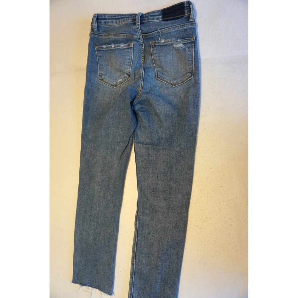 Vervet by Flying Monkey Womens Distressed High Rise Skinny Jeans Blue Size 27 - Picture 5 of 6